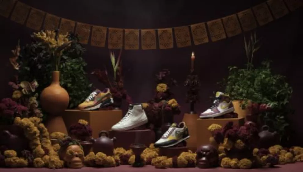 Nike diseña tenis inspirados por el Día de Muertos