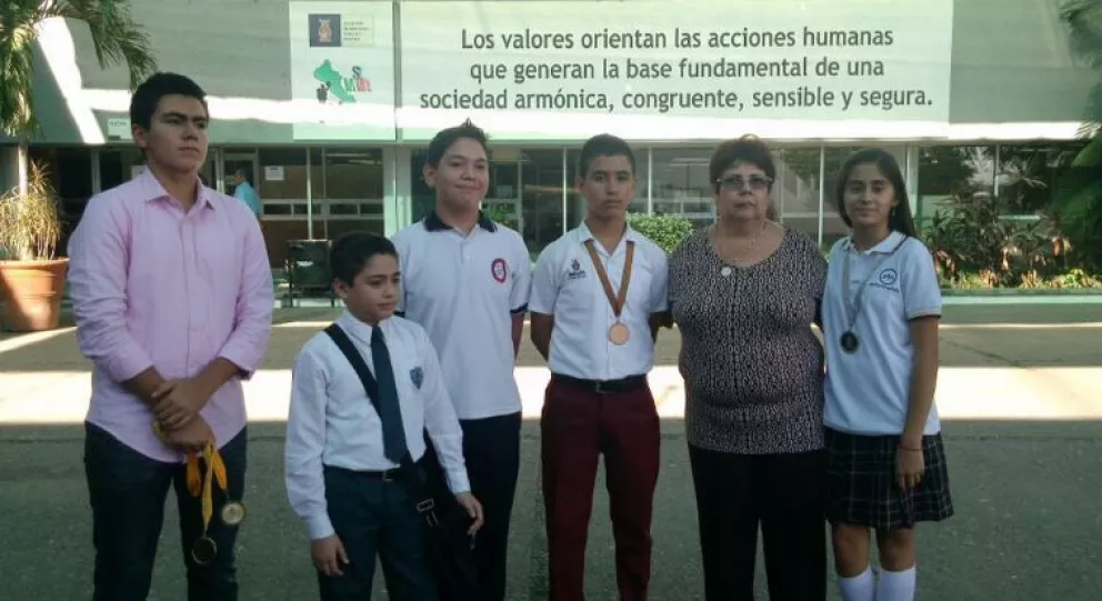 Oro, Plata y Bronce para Sinaloa en Olimpiada de Matemáticas