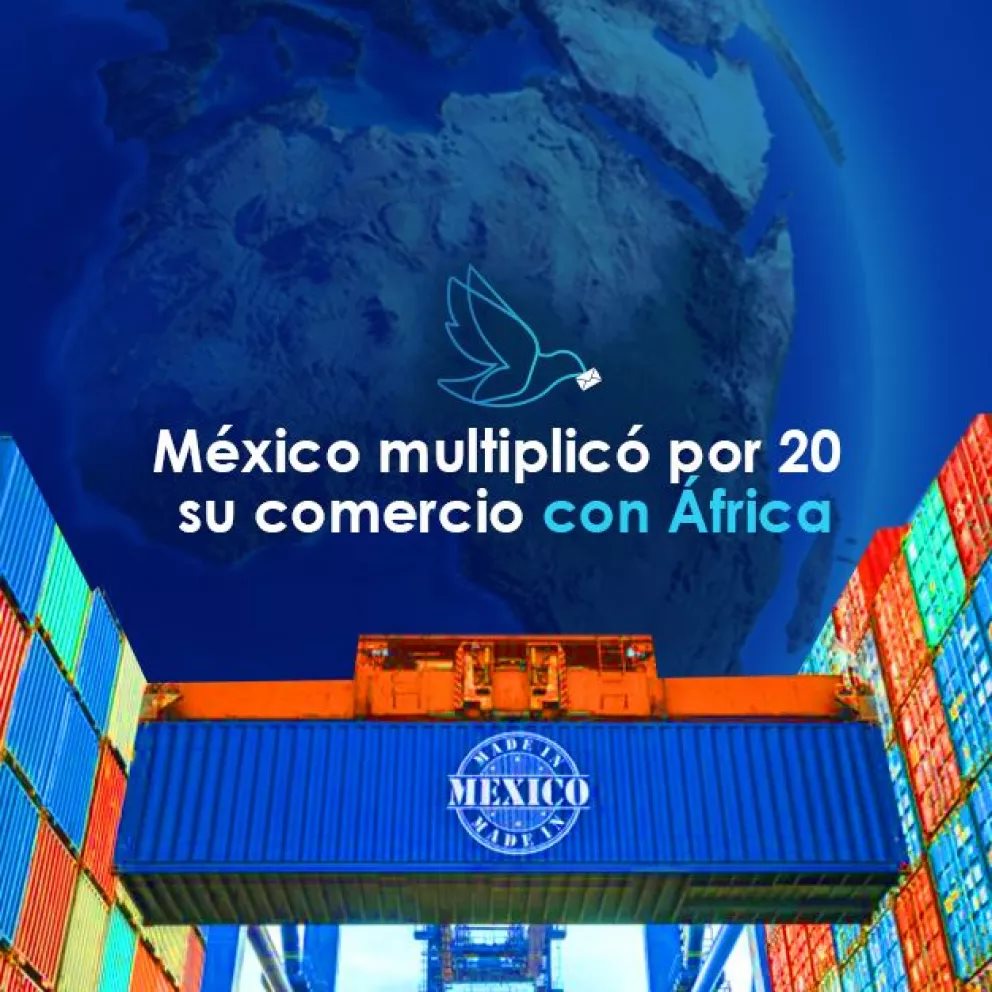 Comercio entre México y África se multiplica por 20