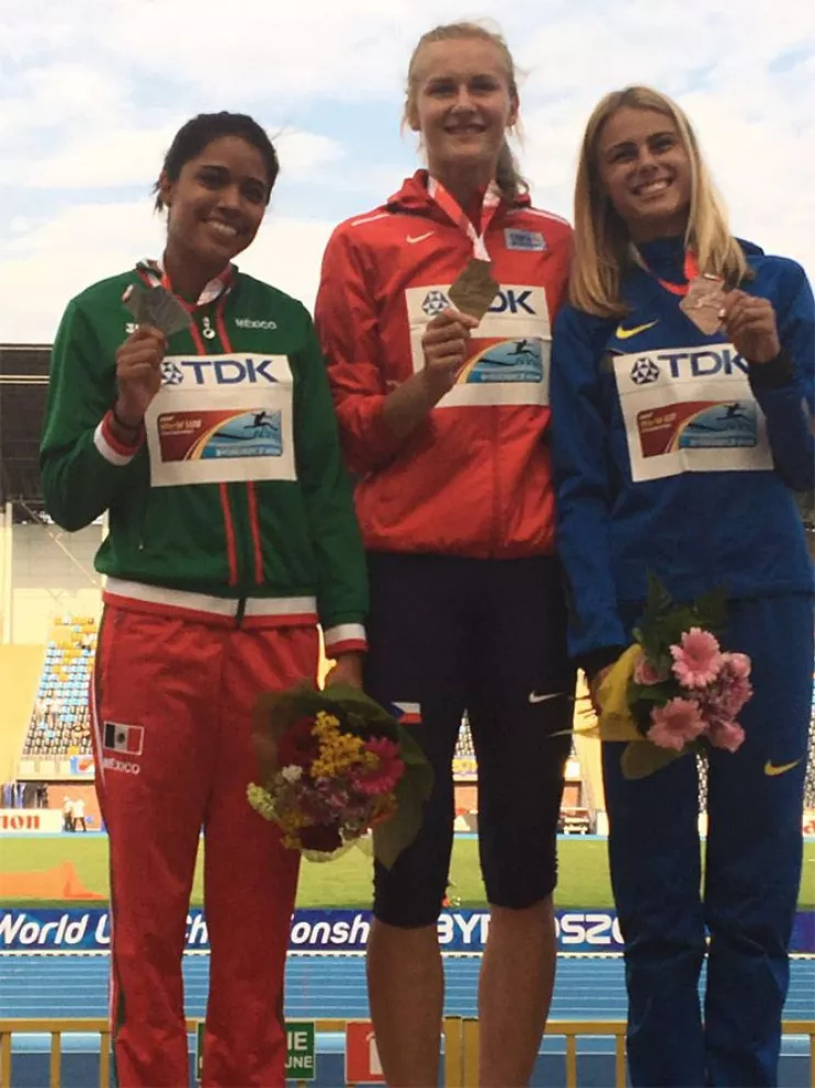 Ximena Esquivel gana histórica medalla en Mundial de Atletismo