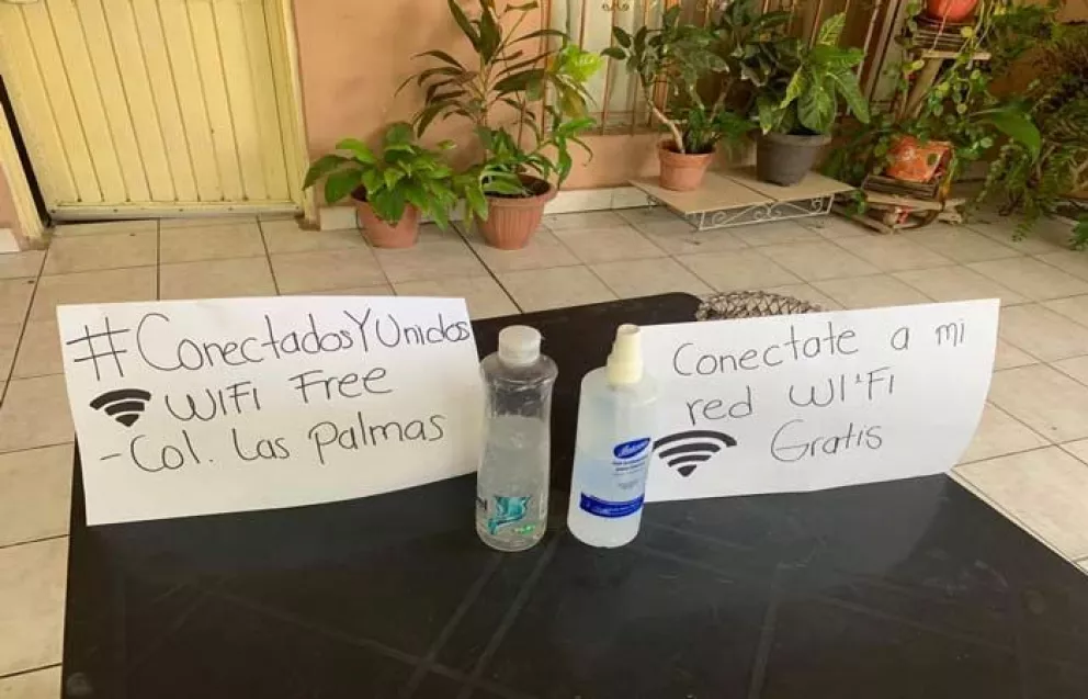 En Sinaloa vecinos se suman a iniciativa Conectados y Unidos con wifi gratis a estudiantes