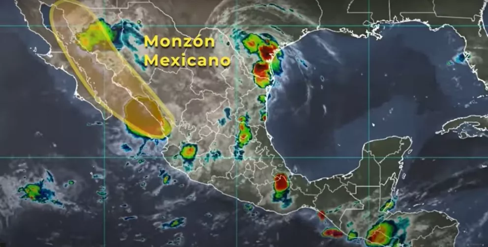 Pronóstico del clima hoy 15 de agosto de 2022; Lluvias intensas en Sinaloa y ocho estados más de México