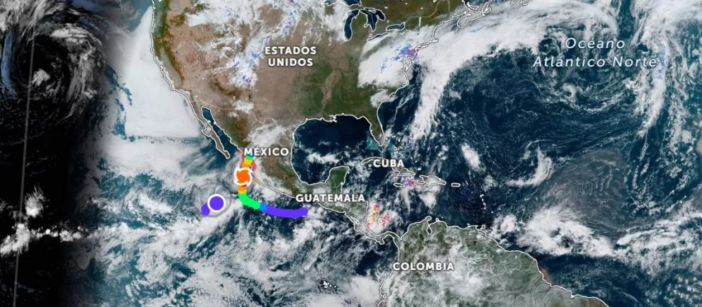 Orlene incrementó la velocidad de sus vientos y ahora es huracán categoría 4 en la escala Saffir-Simpson.
