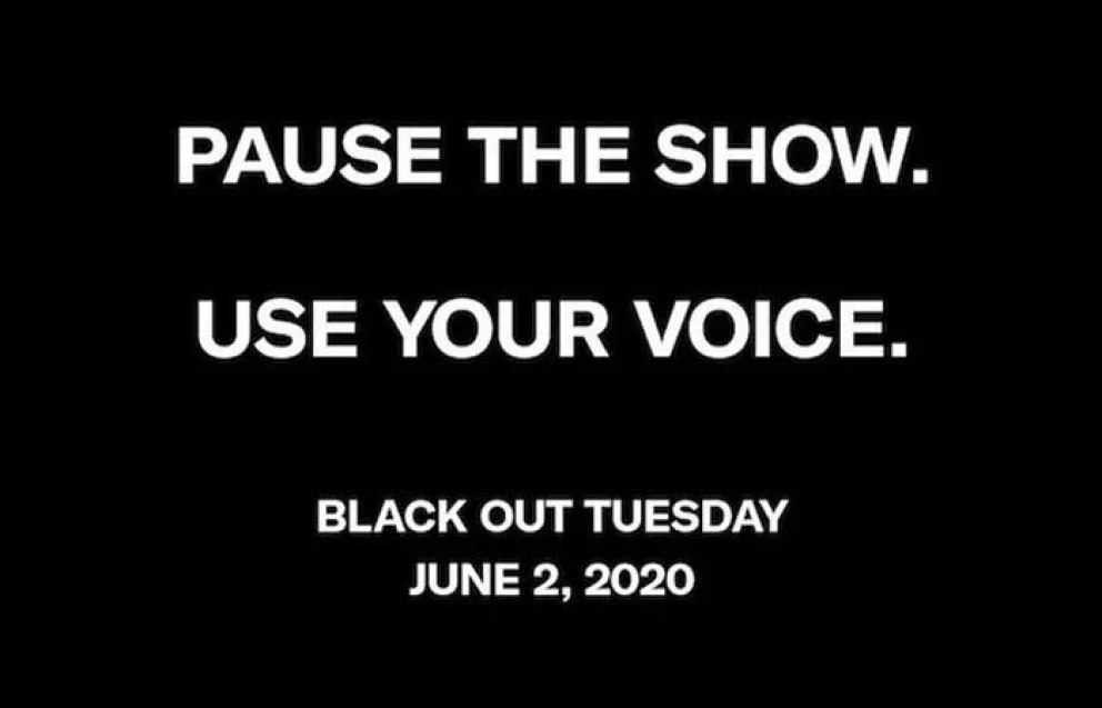 Se unen músicos y deportistas contra el racismo #BlackoutTuesday