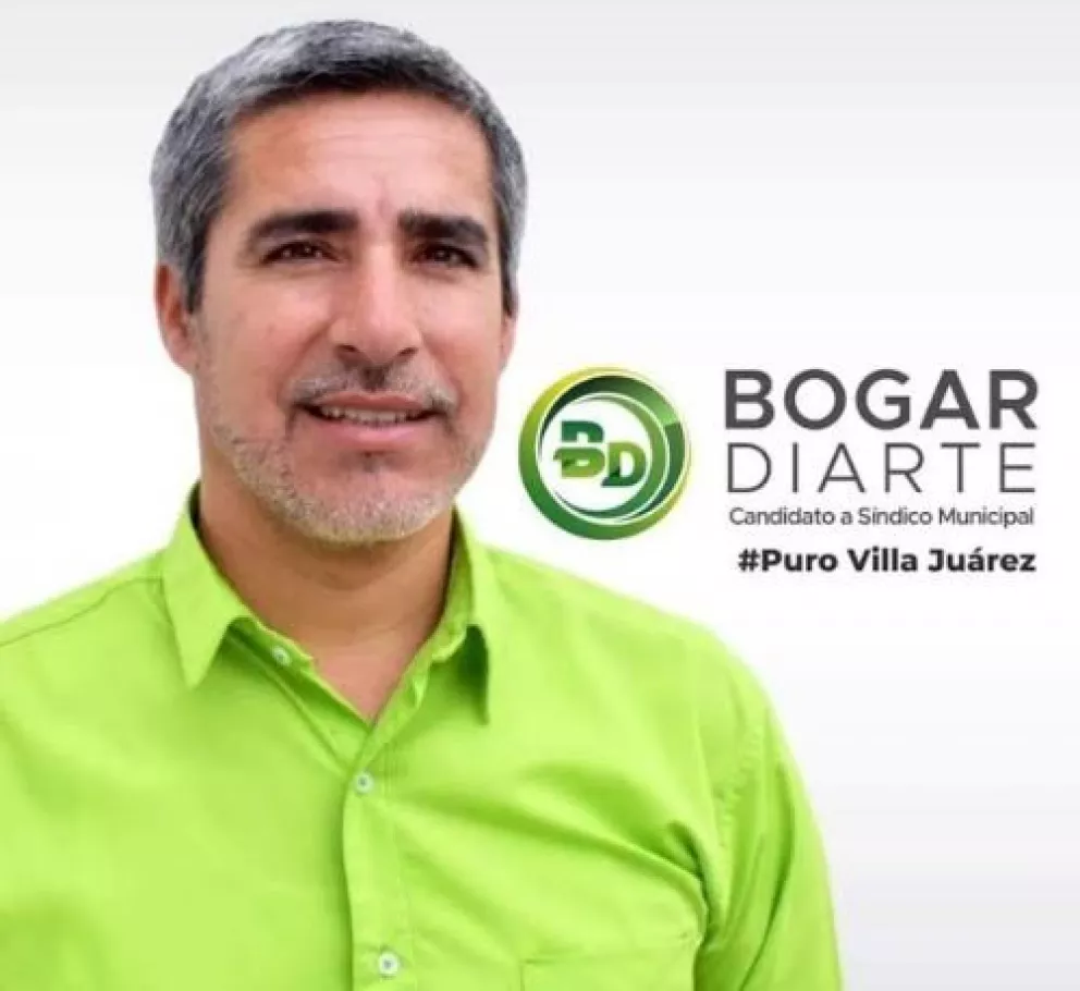 Bogar Diarte será el próximo síndico de Villa Juárez