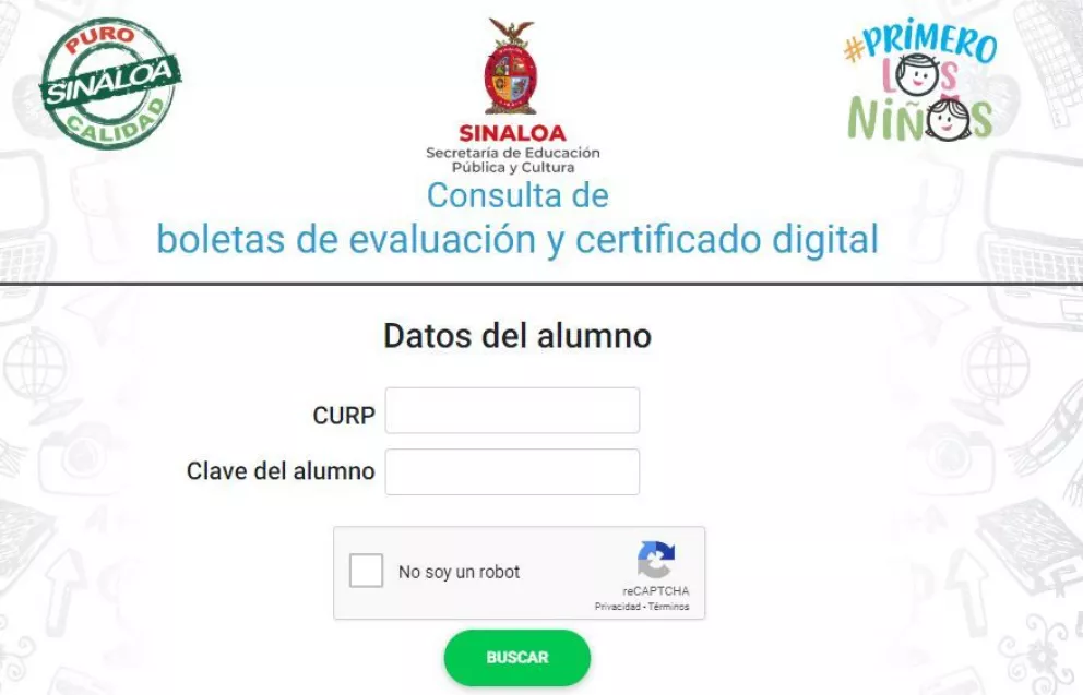 Descarga boletas y certificados digitales de Sinaloa