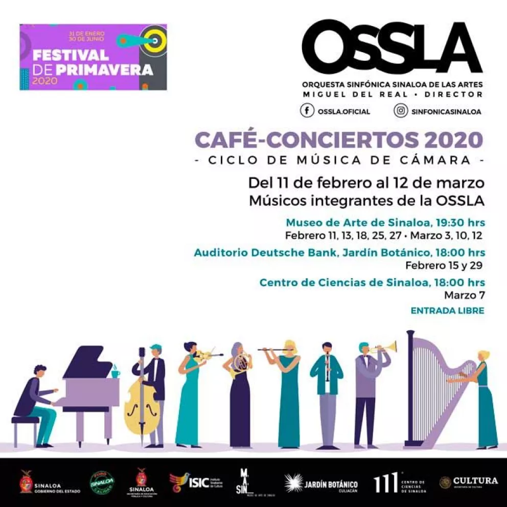 Comienza la Temporada de Café-Conciertos de la OSSLA en el MASIN