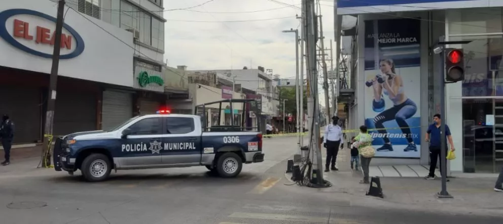 Prohibido el paso de autos en el centro de Culiacán por coronavirus