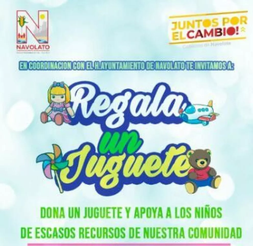 Inician en Villa Juárez colecta de juguetes para niños necesitados