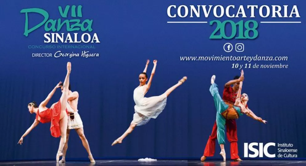 Invitan a participar en Concurso Internacional de Danza Sinaloa 2018