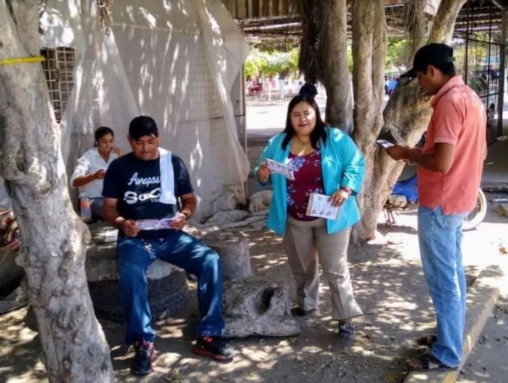 Continúan programa de prevención del Coronavirus en Villa Juárez