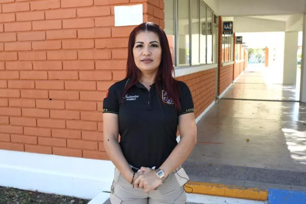 Daniela Ramírez es policía ciclista de Culiacán e instructora del INECIPE