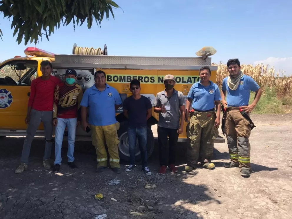 Jóvenes inician formación como bomberos voluntarios de Villa Juárez