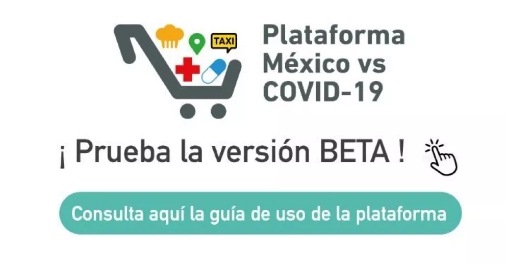 ¿Necesitas medicinas o comida? Ingresa a la plataforma México vs COVID-19
