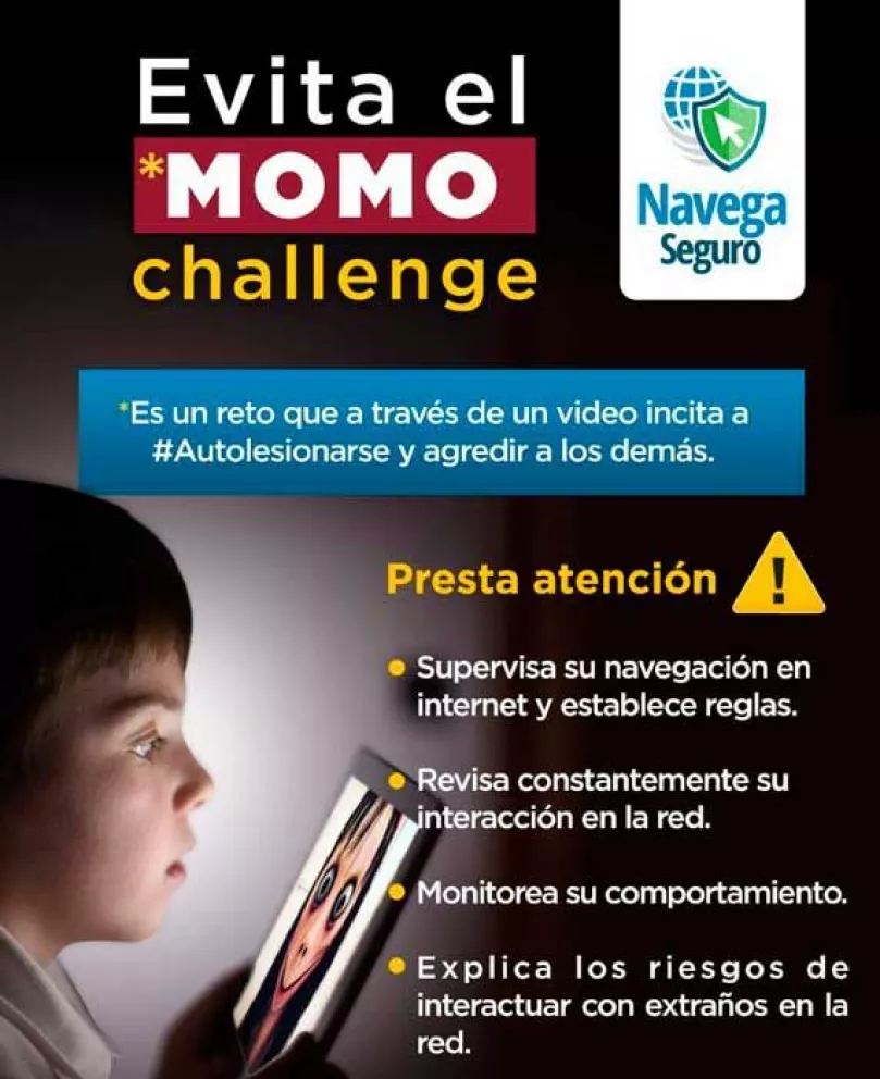 Protege a los menores del Momo Challenge