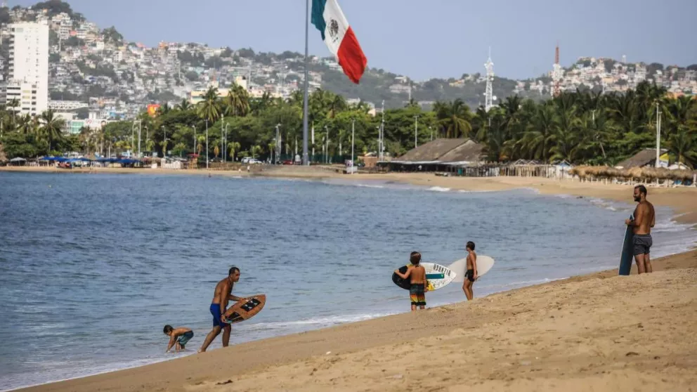 Playas mexicanas recuperaron una cuarta parte de sus viajeros