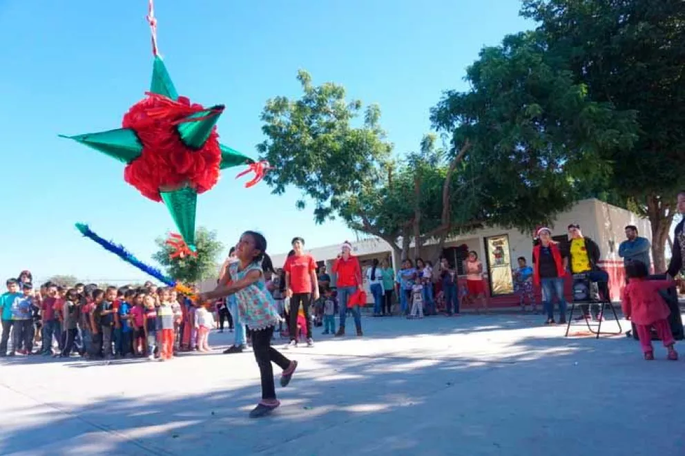 Realizan convivencia para niños del albergue de Villa Juárez