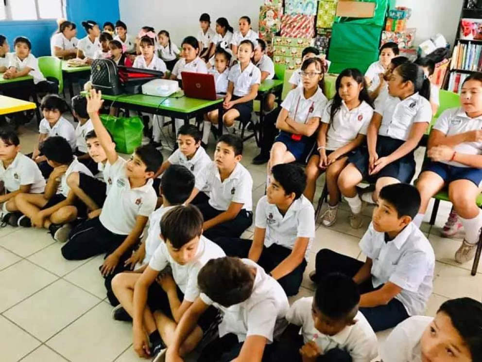Promueven el cuidado del medio ambiente en niños de Villa Juárez