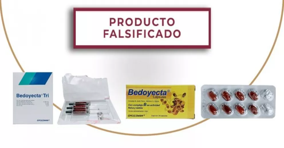 Cofepris alerta sobre falsificación de vitamínicos con complejo B.