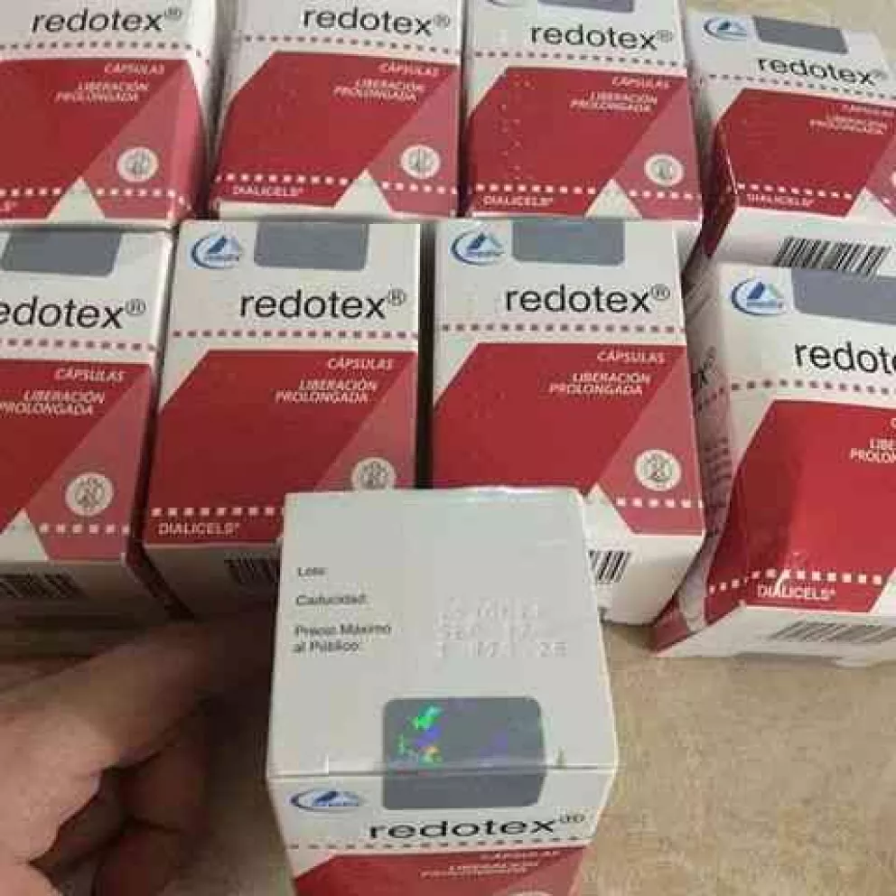 Cancelan venta del medicamento Redotex en México. Foto: Cortesía