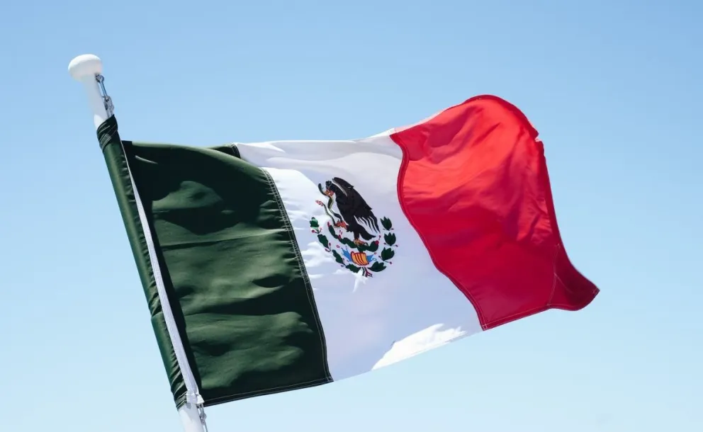 Bandera de México. Foto:  Chantel 