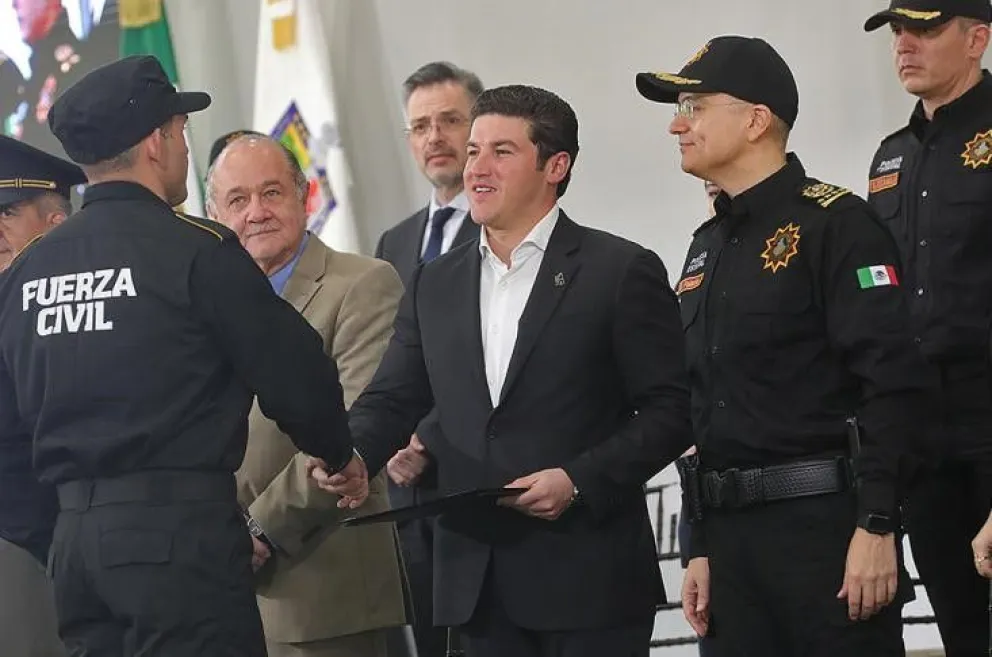Día del Policía en Nuevo León. Foto: Cortesía