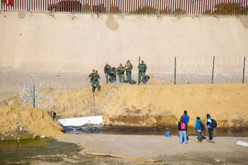 Inmigración indocumentada en la frontera con EU. Foto:  Humberto Chávez