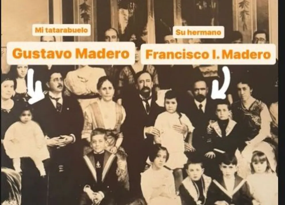Mariana Rodríguez confirma que es familiar de Francisco I Madero.