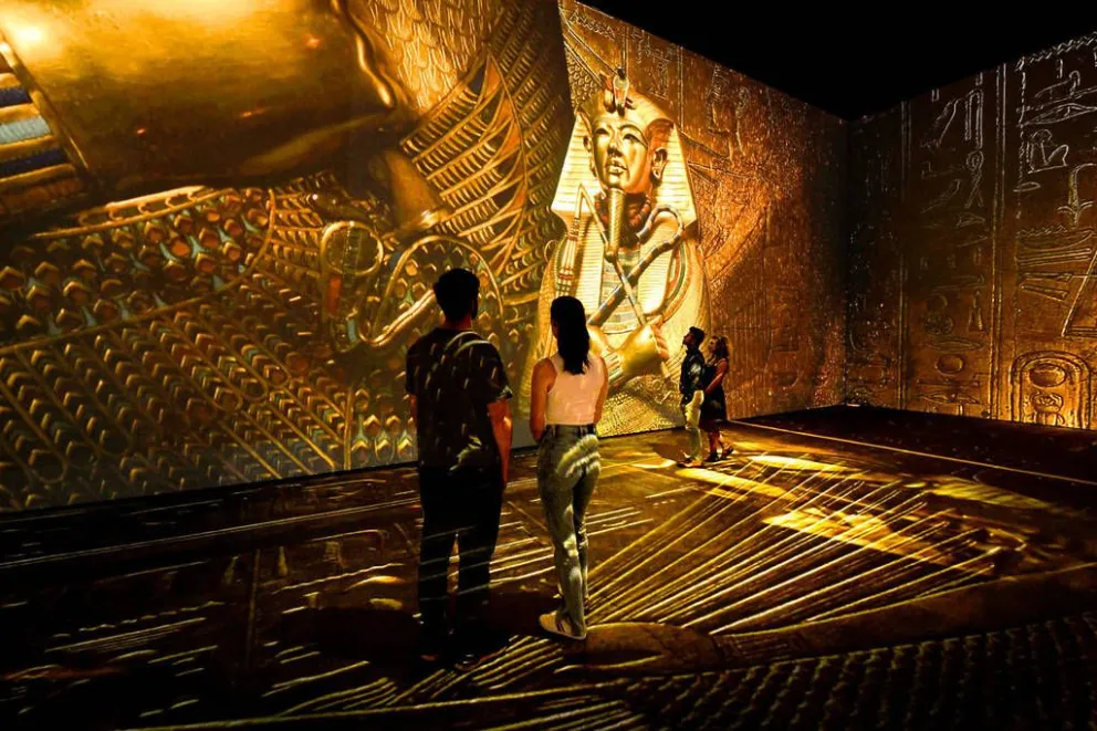 Gracias a la tecnología multi-sensorial, los visitantes podrán visitar Egipto volando sobre una alfombra. Foto: Cortesía.   