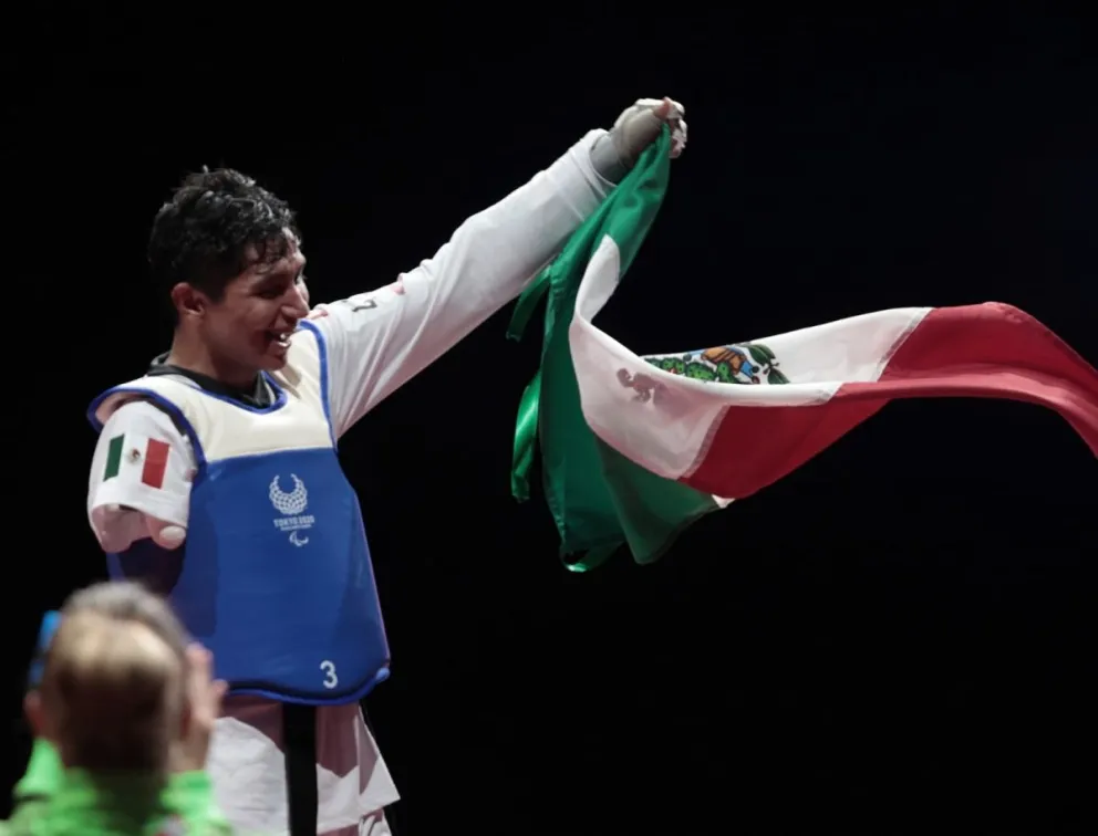 Juan Diego García llegó subió al podio de los Juegos Paralímpicos de Tokio 2020 como número uno del mundo en el ranking de la categoría K44 menos 75k.
