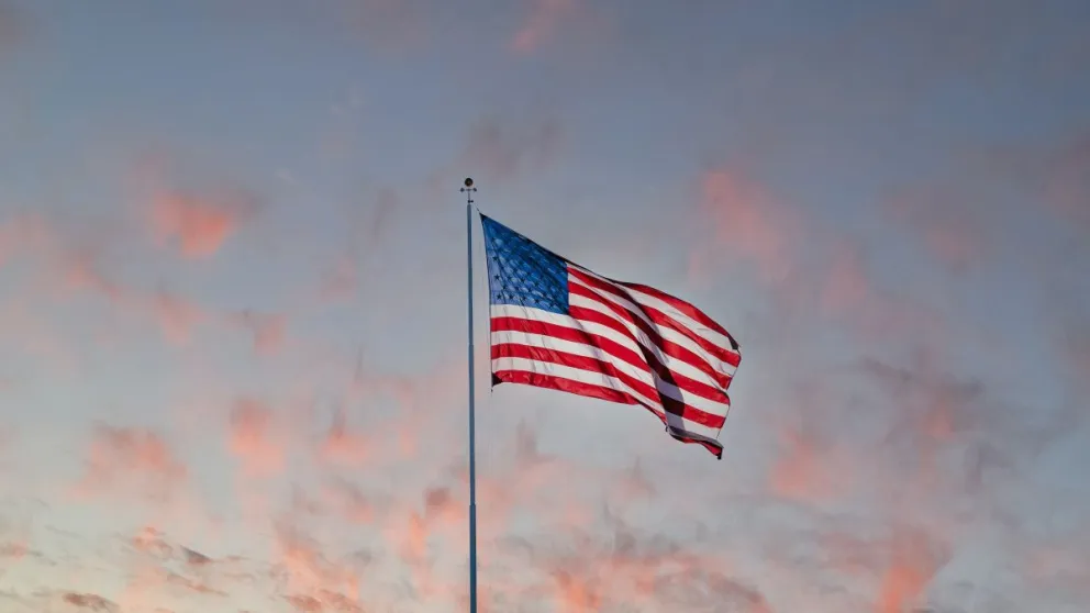 Bandera de los Estados Unidos Americanos. Foto: iStrfry , Marcus