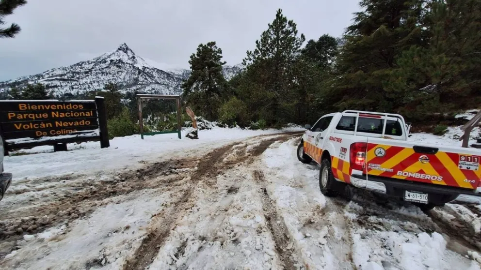 El Parque Nacional Nevado de Colima se encuentra cerrado por condiciones meteorológicas.