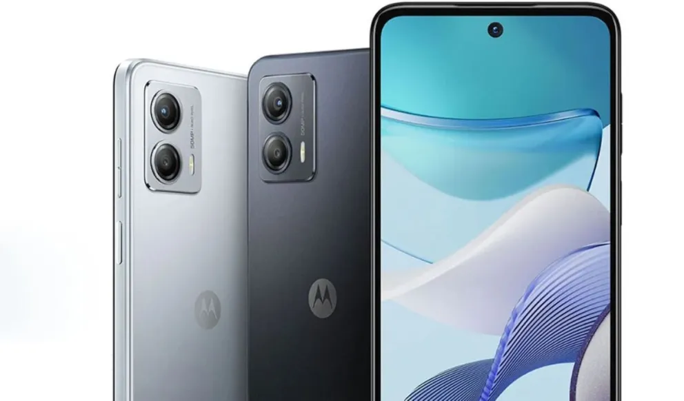 El smartphone Motorola Moto G53 trae una estética de primera. Foto: Cortesía