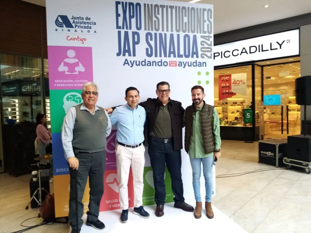 Instalan la Expo Instituciones JAP Sinaloa 2024 en Plaza La Ceiba Culiacán