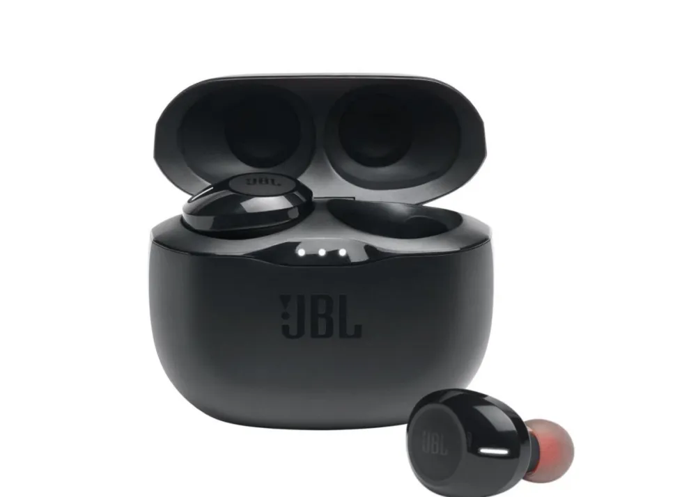 Los auriculares JBL Tune 125TWS salieron en color blanco, negro y también azul. Foto: Cortesía