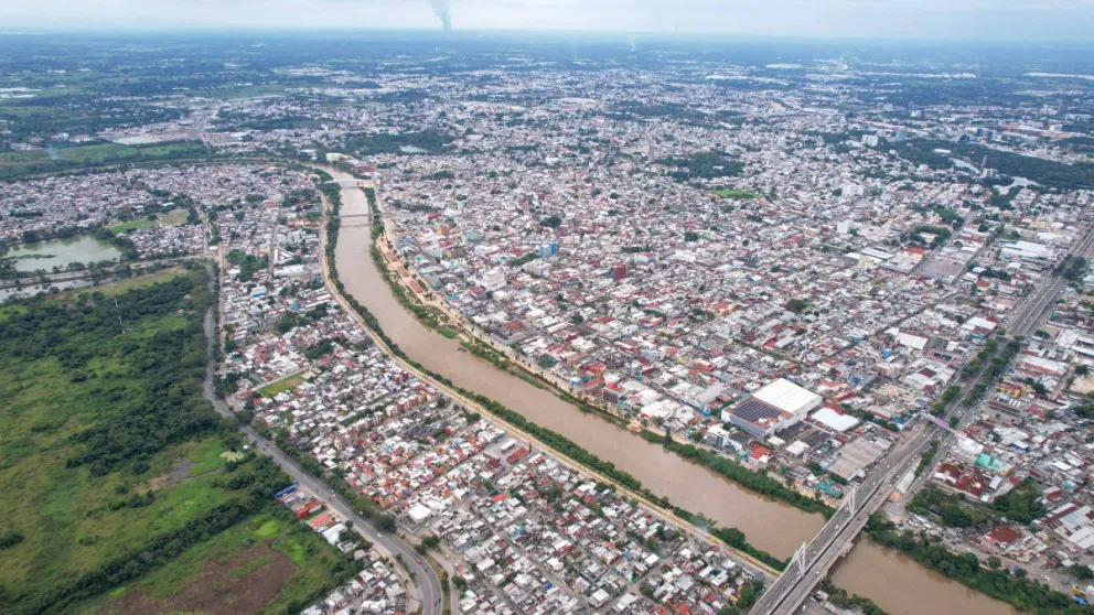 Inaugura Gobierno de México malecón de Villahermosa.