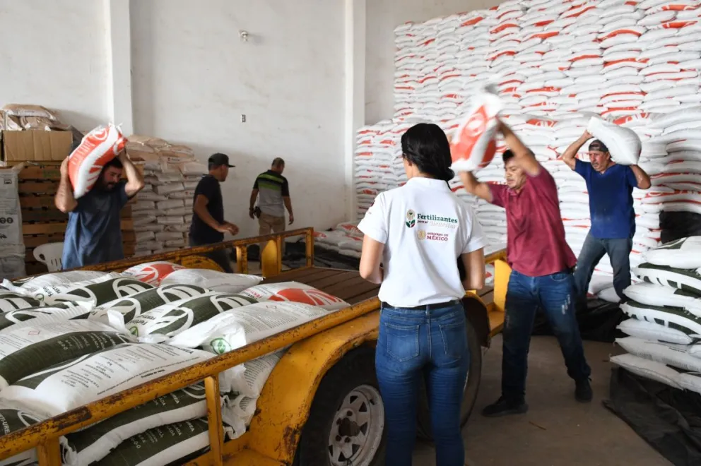 Autoridades de Angostura invitan a agricultores a recoger el apoyo de fertilizante que les llegó