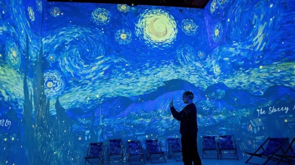 Conoce las obras del genio holandés cono nunca antes gracias a las tecnologías de esta exhibición. Foto: Van Gogh: The Immersive Experience