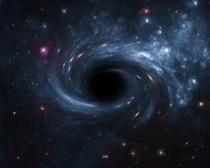 Descubren 6 galaxias atrapadas en la red de un agujero negro