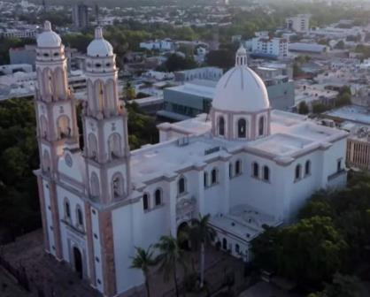 (VIDEO) Acompáñanos a volar sobre la Catedral de Culiacán