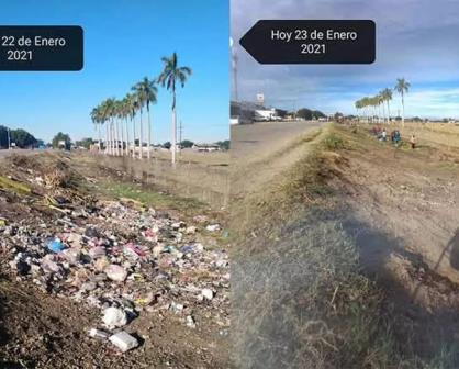 La inercia de ensuciar calles el desafío de voluntarios en Villa Juárez