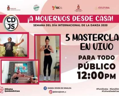 Ofrece Danza Joven de Sinaloa MasterClass en línea
