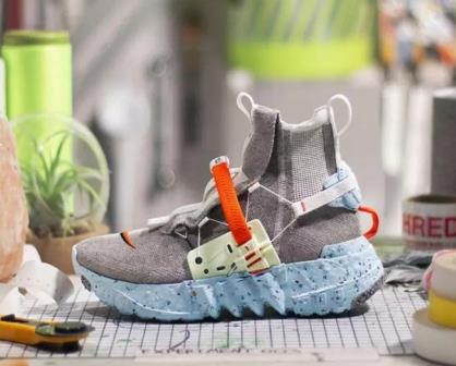 Nike Space Hippie primer calzado creado con basura