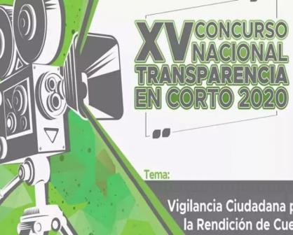 Invitan al XV Concurso Nacional Transparencia en Corto 2020