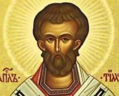 Santoral hoy 26 de enero;  la Iglesia Católica rinde homenaje a San Timoteo