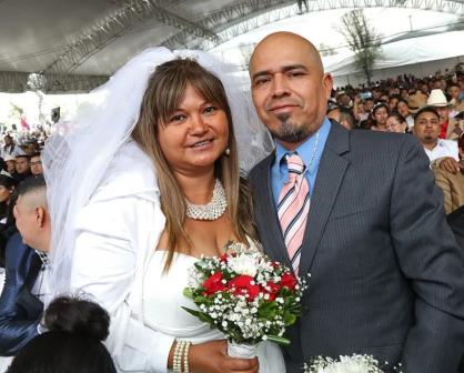 ¡San Valentín inolvidable! Mil 745 parejas se casan en Matrimonios Colectivos en Nuevo León este 14 de febrero